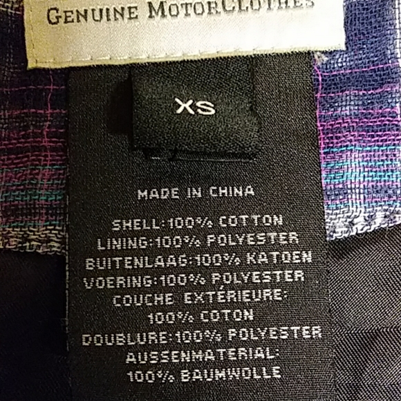 Harley-Davidson waxed tin cloth bomber jacket XS - Picture 6 of 7